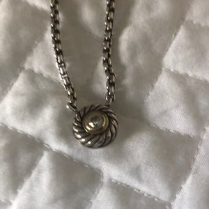 David Yurman Diamond Cookie Necklace